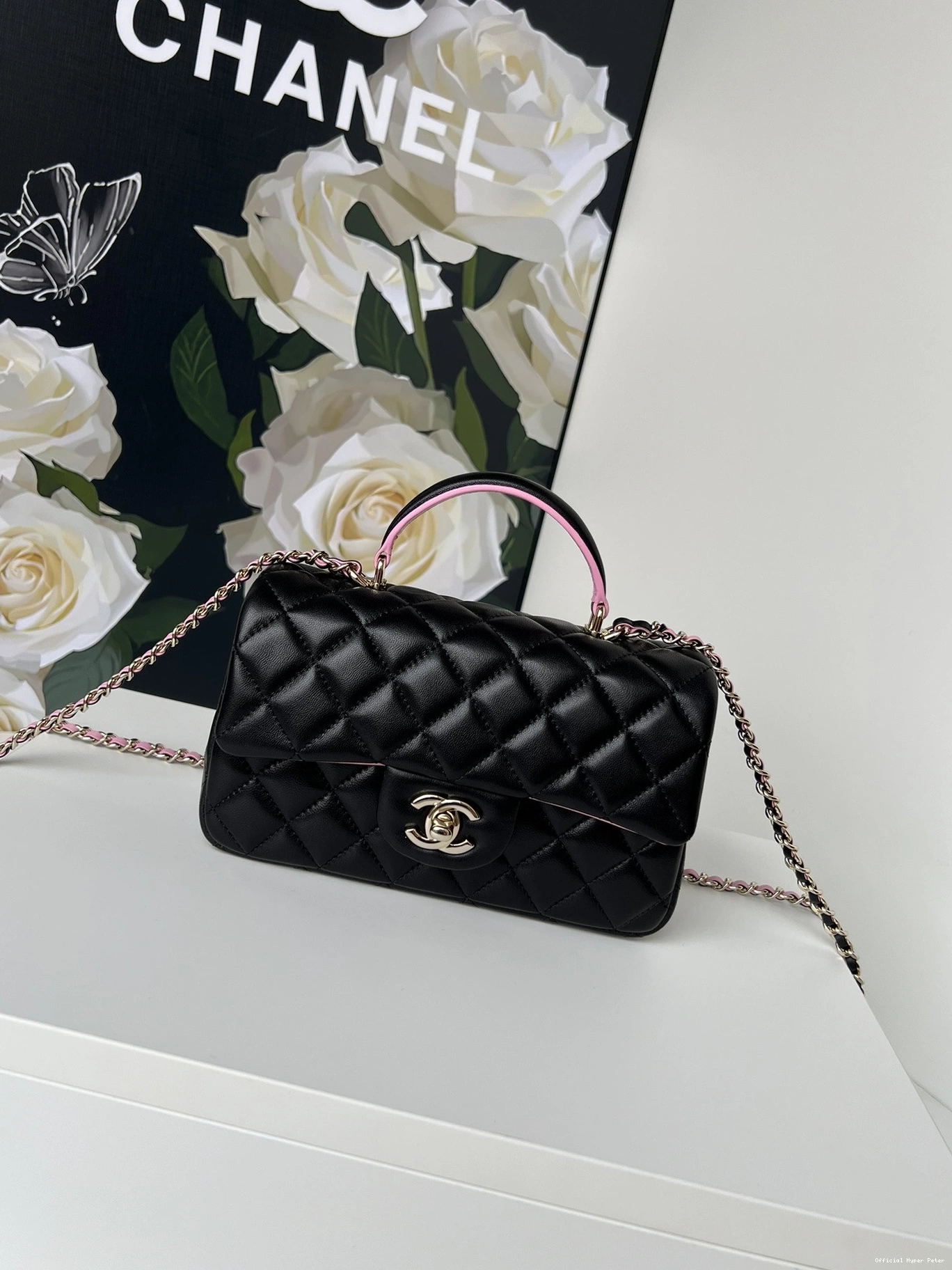 Hyper Peter FLAP TOP HANDLE-20*12*6cm WITH CHANEL BAG 0713
